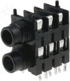 S1C/S/BBB, Dual Jack Socket 3P, Cliff
