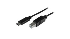 USB2CB1M, USB Cable USB-B Plug - USB-C Plug 1m USB 2.0 Black, StarTech.com
