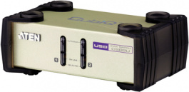 CS82U, KVM switch 2-port VGA PS/2 USB, Aten