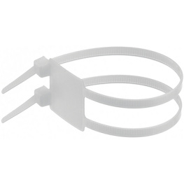 IT 50 RD [50 шт], Cable ties with marking tags 203 mm x 4.7 mm White - 111-852, HellermannTyton