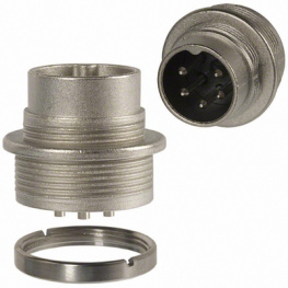 T 3362 000, Разъем: M16; гнездо; "папа"; на панель, гайка сзади; 300В; IP40, Amphenol