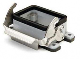 CVI 06 L, bulkhead mounting housings with single lever, with stainless steel lever, ILME