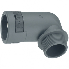 SVWV-M329GT, Conduit fittingNW29 M32 x 1.5 grey 90deg, PMA AG (Cable protection)