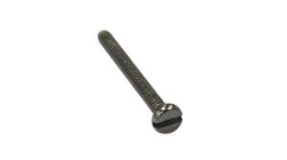 RND 610-00437 [100 шт], Cylindrical Screw, Cheese Head/Machine, Slotted, 0.6 mm, M1.6, 5mm, Pack of 100, RND Components