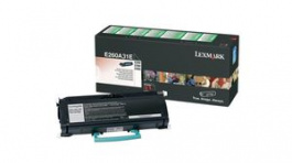 E260A31E, Toner Cartridge, 3500 Sheets, Black, Lexmark