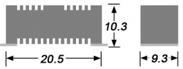 RWS7 1R2 J, Резистор, SMD 1.2 Ω 7 W ± 5 % SMD, Arcol
