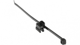 T50ROSEC5B PA66HS/PA66HIRHS BK 500, Cable Tie with Edge Clip Sideway - Parallel / Edge 1-3mm 200, HellermannTyton