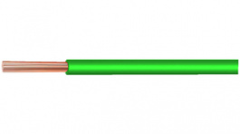 UL 11027 AWG28-7 GREEN [100 м], Stranded wire 0.09 mm\x1a Stranded Tin-Plated Copper Wire Green 100 m, Kabeltronik