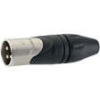 AX3M XLR, Cable plug, 3 Poles AX Soldering Connection Nickel - Plated