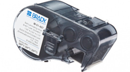 M-51-427, Labelmaker Label 25.4 mm x 63.50 mm 110 p. black on white / transparent, Brady