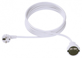 341285, Exstension cable PE contact 90deg-Plug PE contact-Socket 3 m, Bachmann
