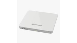 TS8XDVDS-W, Slim Portable DVD Writer, USB 2.0, CD/DVD, Transcend
