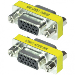 PB-141, Mini Gender Changer VGA HD15 f - f, Maxxtro