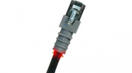 6-U/2, PatchSee CAT6 U/UTP 600mm Black, PatchSee