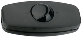 5052-004.01, Шнуровой промежуточный переключатель, 2-контактный черный, interBAR