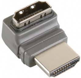 BVP136, HDMI angle adapter 270° with Ethernet HDMI plug - HDMI coupl, Bandridge