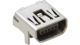 56579-0519, Mini USB 2.0 Socket, 5, mini-USB AB, Molex