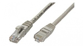 21.99.0205, CAT6 Unshielded Patch Cable, RJ45, UTP, 5m, Grey, Value