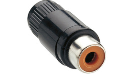 KTO 1 schwarz, RCA plug black, Lumberg Connect