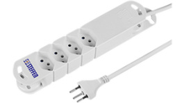 20 201234, Outlet strip, 4xJ (T13), 3 m, Type 12, Steffen