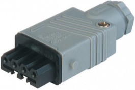 STAK 4 GRAU/GREY, Cable box, 4p+E, Hirschmann