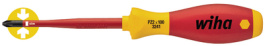 35395, Отвертка; изолированная,slim; Pozidriv; PZ1; Дл.лезвия: 80мм, Wiha
