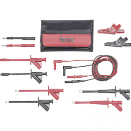 5904A, Safety test lead kit diam. 4 mm Red + Black, Pomona