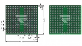RE944-S2, Prototyping board FR4 epoxy fibre-glass + HAL, Roth Elektronik