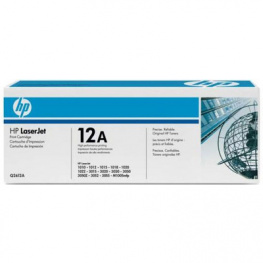 Q2612A, Toner Black, HP