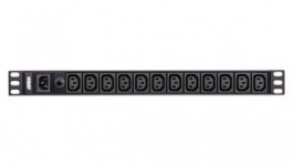 PE0112G-AT-G, Basic 1U PDU, 10A, 12x IEC 60320 C13, Aten