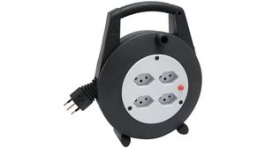 1093202, Extension Cable Reel Vario-Line IP20 PVC 10m 4x Type J (T13) - Type J (T12), Brennenstuhl