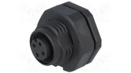 MSAP-04PFFS-SF8002, M12 Straight Socket Sensor Connector, 4 Poles, A-Coded, Solder, ALTW Technology