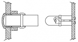 LCV 096CTP, Light guide diam. 5.08 mm x 24.38 mm;1, VCC (VISUAL COMMUNICATIONS COMPANY)
