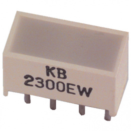 KB-2400YW, Подсветка LED; желтый; Линза: матовая, белая; ?d:588нм; 8-40мкд, Kingbright