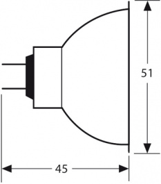 48860 ECO SP, Halogen lamp 12 V 20 W GU5.3, Osram
