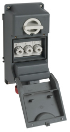 TM 16104 SIT, TM.. SIT, sockets, interlocked socket-outlets, E16 fuse carrier, ILME