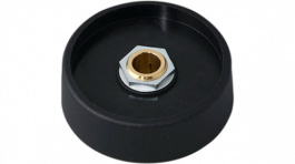 A3150089, Control knob without recess black 50 mm, OKW