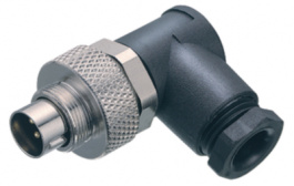 99 0409 70 04, Cable plug angled, 4-pole Poles 4 3 A 125 VAC/VDC, Binder