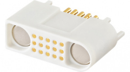 M9K102-199L, Magnetic Data Connector Poles 15, Rosenberger connectors