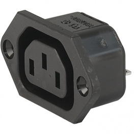 6600.3300.21, Разъем: питания AC; IEC 60320; C13 (F), V-lock; гнездо; "мама", Schurter