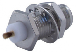 22 SMA-50-0-4/111 NE, Panel-mount Jack SMA 50 Ohm, 18 GHz, Female, SMA Straight, Huber+Suhner