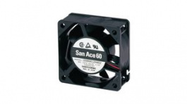 109R0612S401, Axial Fan DC Ball 60x60x25mm 12V 0.65m\x1a/min, Sanyo Denki
