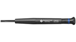 4-380-25, Slotted Screwdriver, Precision 2.5 x 17mm, Bernstein