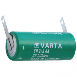 CR 2/3 AA LF, Lithium battery 3 V 1.35 Ah, Varta