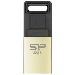 SP032GBUF2X10V1C, USB Stick OTG Mobile X10 32 GB graphite grey, Silicon Power