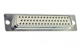 F50S0G3, Socket D-Sub Connector, DD-50, Solder, FCT