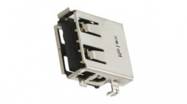 48258-0001, USB Type A 2.0 Socket, Right Angle, Molex