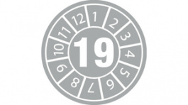 THATE LBLS 19 THIA25MM B-500, Date inspection label, Brady