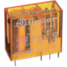 40.61.9.006.4000, PCB power relay 6 VDC 650 mW, FINDER