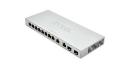 XGS1010-12-ZZ0101F, Network Switch 8x 10/100/1000, 2x 2.5 G, 2x 10 G Unmanaged, ZYXEL